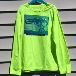 OshKosh B’gosh Neon Yellow long sleeve shirt - Super Cute!